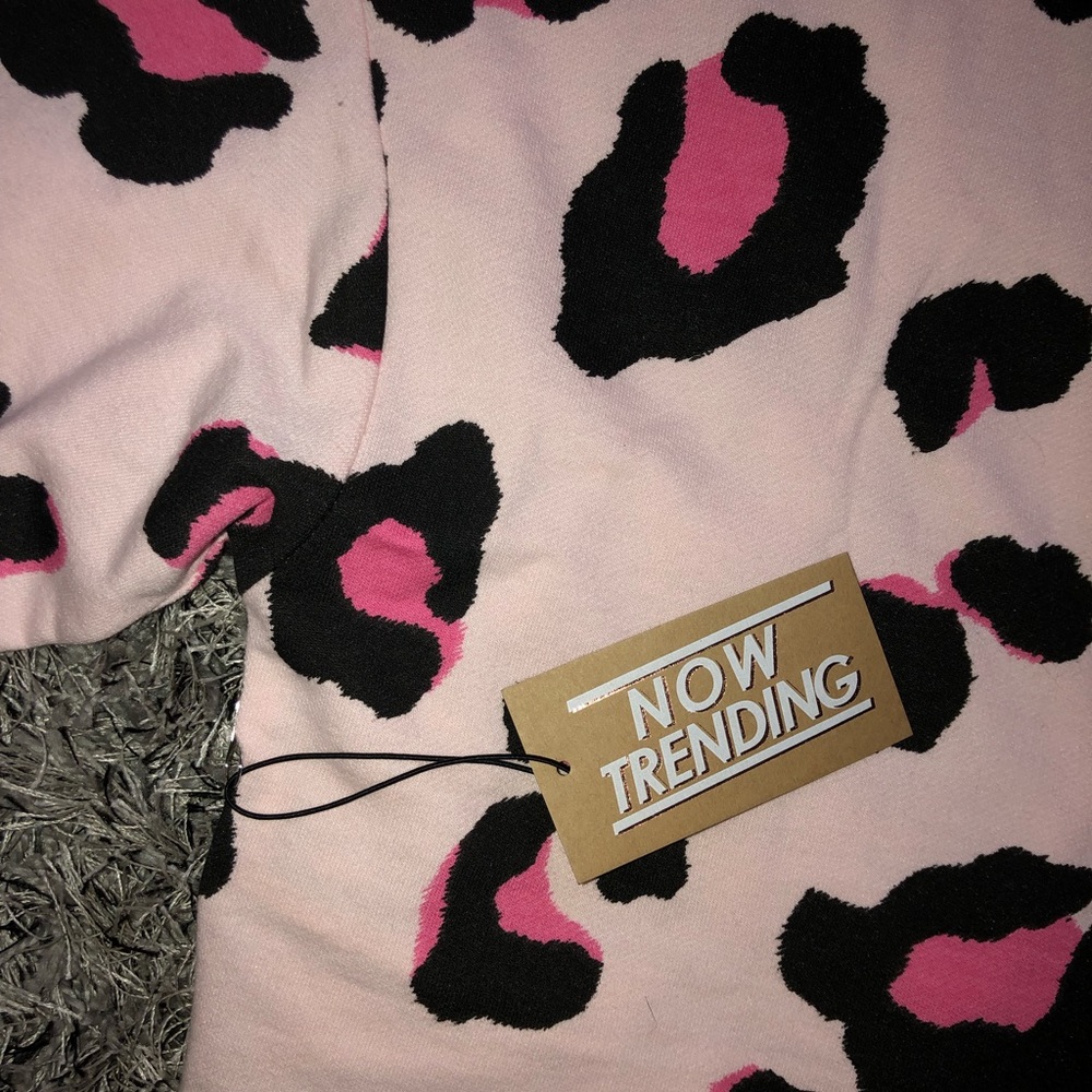 Leopard Pink Crop Top